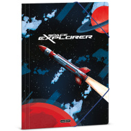 Ars Una: Space Explorer teczka z gumką, rozmiar A4