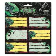 Ars Una: T-Rex etykiety na zeszyty pakowane 3x6 sztuk