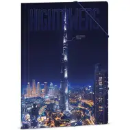 Ars Una: Teczka z gumką A4 Hightower-Burjkhalifa
