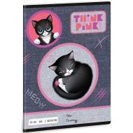 Ars Una: Think Pink A5 liniowany zeszyt dla 3. klasy 12-32