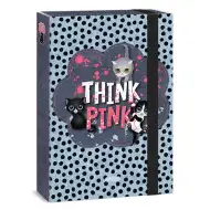 Ars Una: Think Pink teczka z gumką A4