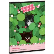 Ars Una: Think Pink zeszyt z kotkiem, 38 kartek, format A5