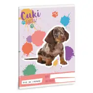 Ars Una: Uroczy jamnik harlekin zeszyt w linie A/5 dla klasy 3, 12-32