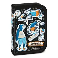 Ars Una: Wheelz piórnik z wyposażeniem 13x19x4cm