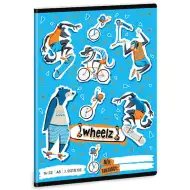 Ars Una: Wheelz zeszyt w linie dla klasy 2, format A5, 16-32