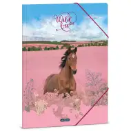 Ars Una: Wild and Free teczka gumowa z koniem A/4
