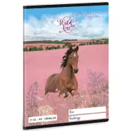 Ars Una: Wild and Free zeszyt w linie z motywem koni A5