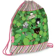 Ars Una: Worek gimnastyczny, worek sportowy z kotkiem Think Pink 32x42 cm