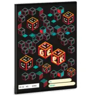 Ars Una: Zeszyt gładki w motywy geek, format A5, 20-32 stron