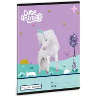 Ars Una: Zeszyt w kratkę A/5 27-32 z motywem jednorożca Cute Animals