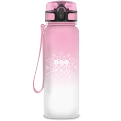 Ars Una: bez BPA, matowy bidon z efektem ombre - 800 ml - wata cukrowa