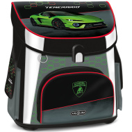 Ars Una: ergonomiczny plecak szkolny z motywem Lamborghini, z magnetycznym zapięciem, 33x41x24 cm
