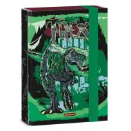 Ars Una: pudełko na zeszyty A5 z motywem T-Rexa 16x22x3,5 cm