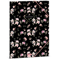 Ars Una: teczka z gumką A4 z motywem magnolii