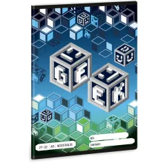 Ars Una: zeszyt w kratkę z motywem geek/gamer A5 27-32