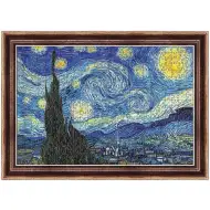 ArtFrame: Van Gogh – Gwiaździsta noc, puzzle 500 elementów z ramką – Trefl