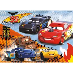 Auta 2 w 1 2x24-elementowe maxi puzzle i kolorowanka - Lisciani zdjęcie 3
