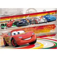 Auta 2 w 1 puzzle 60 elementów i kolorowanka 50x35cm - Lisciani zdjęcie 2
