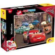 Auta 2 w 1 puzzle i kolorowanka 108 elementów 70x50 cm – Lisciani