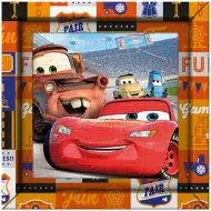 Auta 60-elementowe puzzle z ramką - Clementoni
