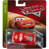 Auta: Zygzak McQueen samochodzik z wyścigowymi oponami 1/55 - Mattel