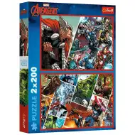 Avengers Obrońcy Świata 2x200 elementów puzzle – Trefl