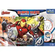 Avengers SuperMaxi dwustronne puzzle 3 w 1, 24 elementy