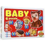 Baby Puzzle leśne zwierzęta - D-Toys
