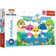 Baby Shark: Wakacje z rodziną - Razem z drużyną 60-elementowe puzzle - Trefl
