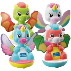 Baby Spin & Dream jednorożec i smok, zabawka dla niemowląt, 1 szt. - Clementoni zdjęcie 2