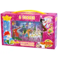 Bajkowe mini kostki z bajkami, 6 sztuk