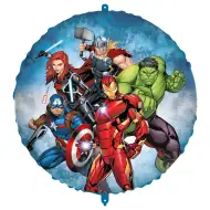 Balon foliowy urodzinowy – z motywem Avengers, 46 cm