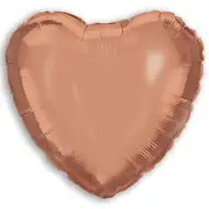 Balon foliowy w kształcie serca – rose gold 46 cm