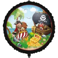 Balon foliowy w piracki wzór 46 cm