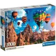 Balony w Kapadocji 1000-elementowe puzzle HQC z plakatem - Clementoni