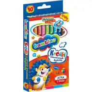 Bambino: Zestaw 10 kredek Jumbo z temperówką