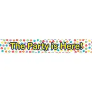 Baner „The Party is Here!” – zestaw 3 sztuk