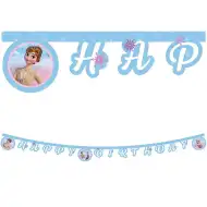 Baner urodzinowy "Happy Birthday" z Krainy Lodu 2, 200 cm