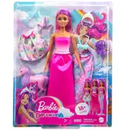 Barbie® Fairytale: Przekształcająca się syrena 2023 z akcesoriami - Mattel