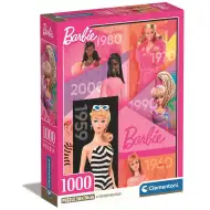 Barbie 65 lat 1000-elementowe puzzle Compact 50x70cm - Clementoni