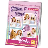 Barbie Błyszczący szkicownik - Lisciani