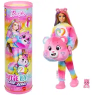 Barbie: Cutie Reveal lalka niespodzianka Care Bears seria 2 – Serduszko Miś – Mattel