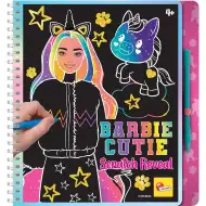 Barbie Cutie zestaw do tworzenia obrazków do wydrapywania, 44 strony - Lisciani