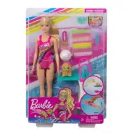 Barbie Dreamhouse Adventures: Zestaw lalek Barbie mistrzyni pływania - Mattel