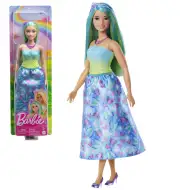 Barbie Dreamtopia: Księżniczka lalka w niebieskiej sukience z motylami - Mattel