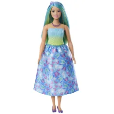 Barbie Dreamtopia: Księżniczka lalka w niebieskiej sukience z motylami - Mattel zdjęcie 2