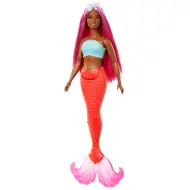 Barbie Dreamtopia: Syrenka z różowymi włosami i koralowym ogonem - Mattel