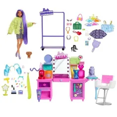 Barbie: Ekstrawagancka garderoba z lalką - Mattel zdjęcie 3