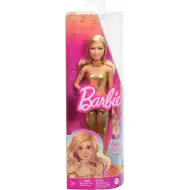 Barbie Fashionista 65. rocznicowa lalka w złotej sukni - Mattel