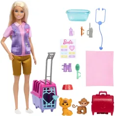 Barbie: Laleczka ratowniczka dzikich zwierząt z akcesoriami - Mattel zdjęcie 4